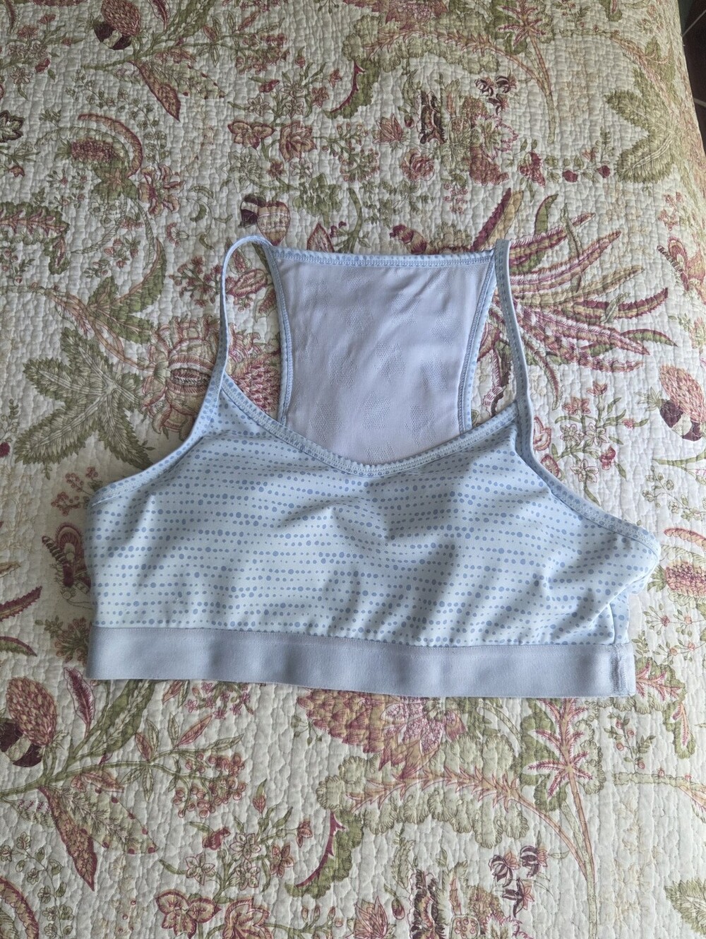 Rabbit Racing Light Blue Women's Seamless Racerback Bralette